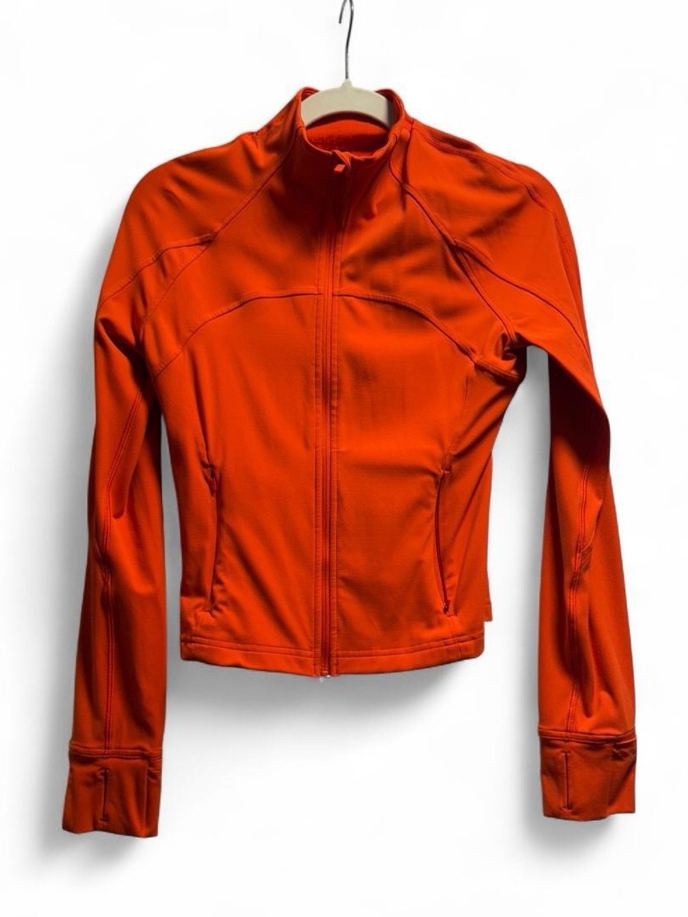 Lululemon Orange Cropped Define Jacket NULU size 8